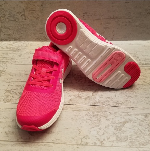 Under Armour Surge girls Hot Pink sneakers - Picture 5 of 7